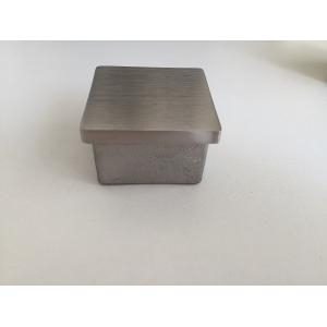 China Customizable Stainless Steel End Caps For Square Stainless Steel Railing supplier