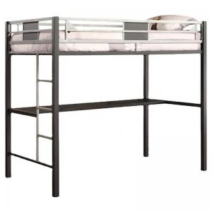 China Double Layer Single Metal Bed Queen Size Metal Bed Frame supplier