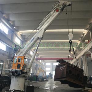 Marine Hydraulic 3t 30m White Telescopic Boom Crane