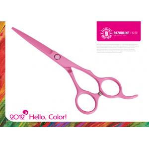 China R10 Pink Teflon Coating Convex-edge Stainless Steel Barber Hair Scissor Sharpener supplier