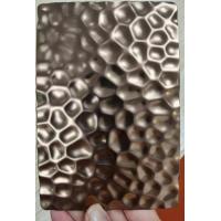 China Honeycomb Stamped Decorative Stainless Steel Plate Sustainable on sale