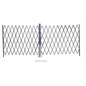Bi Fold Industrial Steel Folding Security Gates , Warehouse Retractable Security Gate