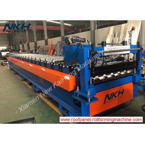 1220mm Coil Width Color Steel Roll Forming Machine For Roof Panel