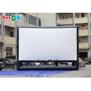 Inflatable Big Screen Outside Airtight Inflatable Movie Projector Screen For Advertising Display