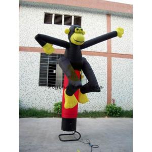 Custom Inflatable Air Dancer / Sky Dancer Inflatable Monkey Shaped Of Promotion