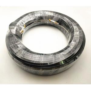 Duplex Multimode Fiber Optic Patch Cord DLC/UPC To DLC/UPC With Steel Armored Pigtails
