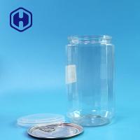 China Airtight 307# 930ml Clear Plastic Cans Packaging For Organic Almond Flour on sale