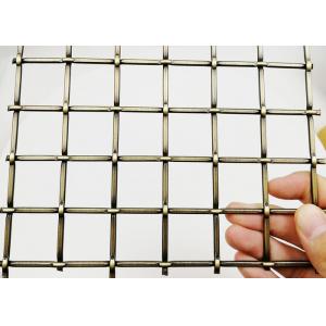 China Antique Brass Furniture Cabinet Architectural Stainless Steel Wire Mesh 5.5mm supplier