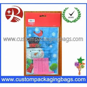 China HDPE Resealable Plastic Personalized Treat Bags Customized Logo For Festival supplier