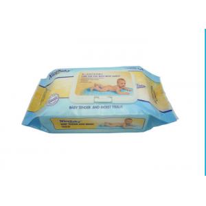 China 50gsm Alcohol Free Baby Wipes / Fragrance Free Wet Wipes supplier