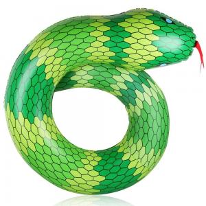 China Snake Shape PVC Tube Inflatable Swimming Ring Pool Float for Adult / Kids Summer Beach Party supplier