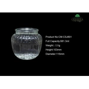 China 660ml  glass storage jar supplier