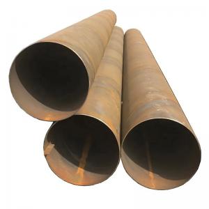 China SSAW Steel Tube 609mm Carbon Steel Helical Seam Spiral Pipe For Oil Gas Pipeline supplier