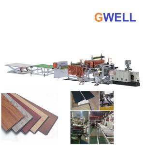 China PVC Flooring Production Line PVC Floor Making Machine Manufacturing Process supplier