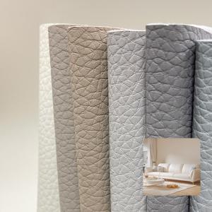 China Tissu en cuir en PVC pour intérieur - Surface anti rayures et structure stable supplier