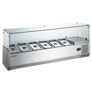 China 1/3x6 Commercial Ice Cream Freezer Salad Bar With Static Cooling 3.5KW/220V supplier