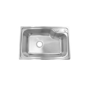 Ledge Above Counter Stainless Steel Sink , 304 Stainless Steel Hand Wash Basin