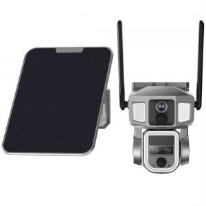 China 10X WIFI Solar Camera 360 Degree Alarm Solar Surveillance Camera Wireless supplier