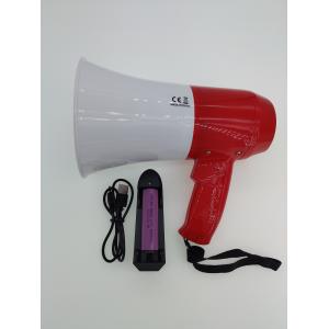 Police Megaphone Rechargeable Speaker Portable ABS Housing Microphone