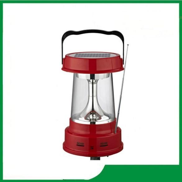 Eco-friendly solar lantern, portable led solar lantern with FM & AM radio