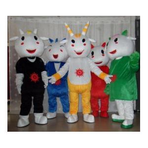 China party sheep mascot cartoon costume wholesale
