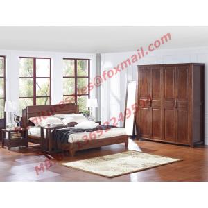Modern Chinese Style Design Solid Wood Bedroom Furniture Sets