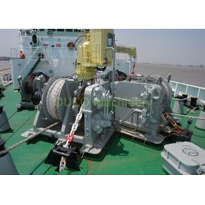 Anchor Rope Marine Deck Winches , Automatic Marine Hydraulic Winch Customized Size