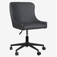 China Ergonomic Back PU Swivel Task Chair With Castors And Adjustable Height on sale