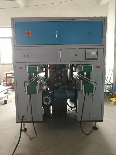 Double Lane Tissue Paper Converting Machine 3 Servo Control Rotary Cutting