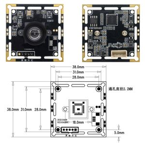 China 16MP IMX298 Webcam USB sin distorsión CMOS Sensor de color para OCR Escaneo de pasaportes Seguridad PC portátil wholesale