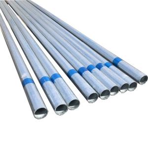 API Galvanized Steel Pipe DIN 2448 St 52 Seamless GI Pipe 50mm