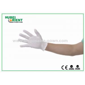 Polyethene 100% Soft Pure Cotton Gloves Disposable White Colour