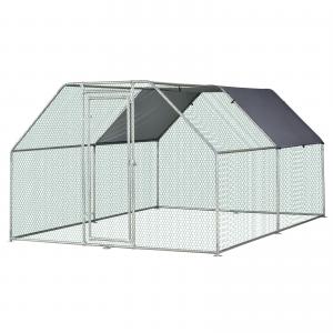 UV Stabilised Polyester Roof D4m Walk In Chicken Cage