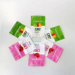 Smell Proof Weed Packaging Bags 3 Side Seal Pouch CBD Mylar Bag