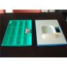 China Quatre casiers en plastique verts H1810 * W310 d'école de rangée * D460mm avec le trèfle Keyless wholesale