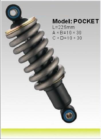 Pocket Motorcycle Shock Absorber 225mm Motor Rear Shocks Accessory