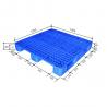 Blue Heavy Duty Nestable Pallet HDPE Euro Epal Pallets Cargoes Transfer