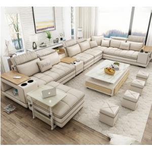 Sectionals Fabric 7 Seater Living Room Sofa MultiFunctional