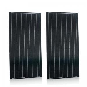 China Mono Photovoltaic Glass Solar Panel 150w 160w 180w 12v Polycrystalline Solar Panel supplier