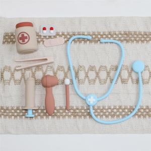 China Customized Baby Silicone Toys Function Doctor Role Playing Kids Nurse Role Toy Sets supplier