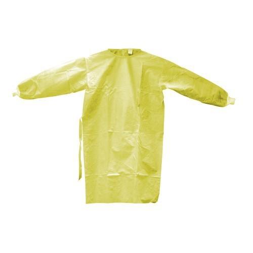 Lazo impermeable del pulgar de los vestidos estéril disponibles no reutilizables con el puño elástico