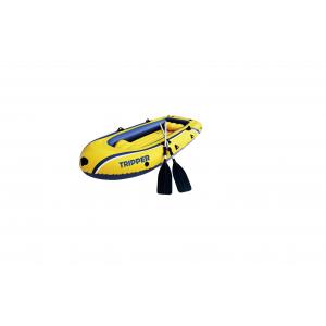 China Yellow Beach Tripper PVC Inflatable Boat , Inflatable Rib Boats For Water Sport supplier