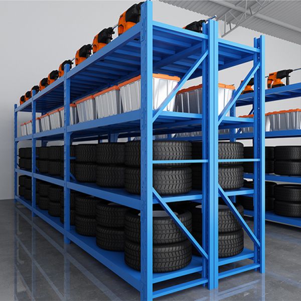 Adjustable 3-5 Levels Medium Duty Steel Rack For Organizing Maximizing Storage Space