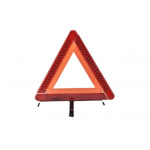China Triangle 21 LEDs Hazard Warning Triangle 42 Cm Side Length Engineering Truck supplier