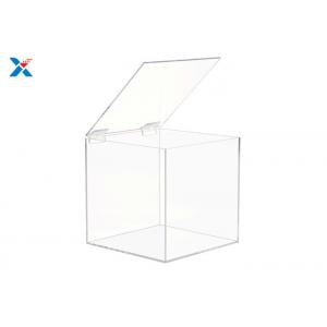 China Retail Store 5 Sided Acrylic Display Case Box With Hinged Lid For Candy Bin supplier