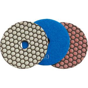 China 150mm Dry Diamond Polishing Pads For Granite , Concrete , Quartz Stone wholesale
