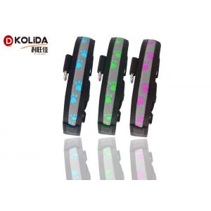 LED Flashing Light Dog Collar and Leash Safety Pet Dog Puppy Collar Lead in Night