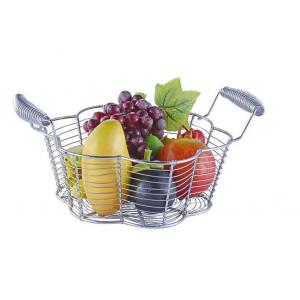 China Food Grade Metal Mesh Wire Fruit Basket Stainless Steel Material For Home Storage supplier
