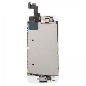 For OEM iPhone 5S LCD Replacement Touch Screen Digitizer with Home Button - White - Grade A-