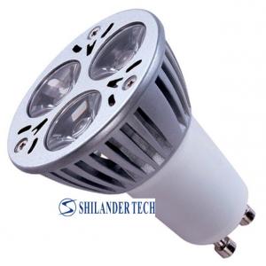 China Energy Saving Aluminum 810 lm / 9V / 60 degrees GU10 LED Spot lights with CE & RoHS supplier